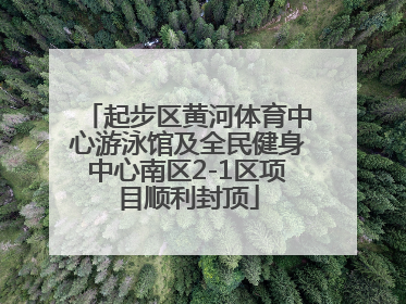 起步区黄河体育中心游泳馆及全民健身中心南区2-1区项目顺利封顶