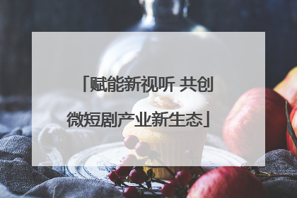 赋能新视听 共创微短剧产业新生态
