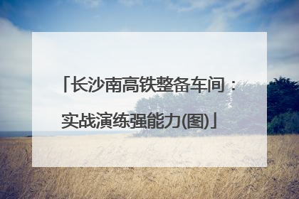 长沙南高铁整备车间：实战演练强能力(图)