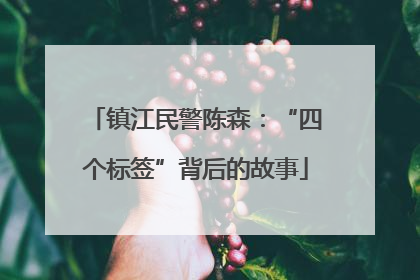 镇江民警陈森：“四个标签”背后的故事