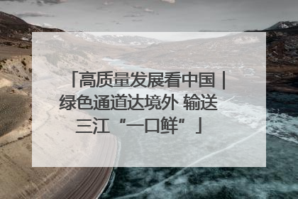 高质量发展看中国｜绿色通道达境外 输送三江“一口鲜”