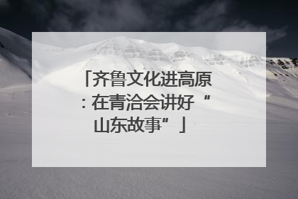 齐鲁文化进高原：在青洽会讲好“山东故事”