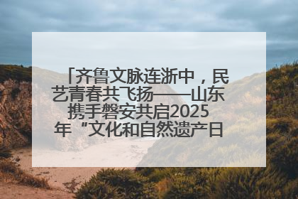 齐鲁文脉连浙中，民艺青春共飞扬——山东携手磐安共启2025年“文化和自然遗产日”系列活动