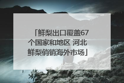 鲜梨出口覆盖67个国家和地区 河北鲜梨俏销海外市场