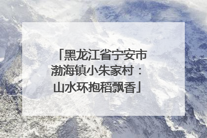 黑龙江省宁安市渤海镇小朱家村：山水环抱稻飘香