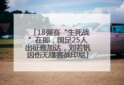 18强赛“生死战”在即，国足25人出征雅加达，刘若钒因伤无缘客战印尼