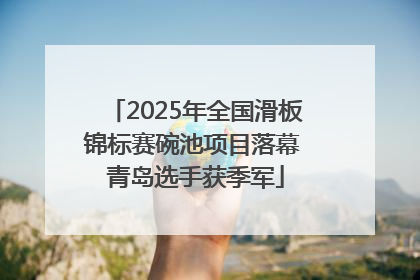 2025年全国滑板锦标赛碗池项目落幕 青岛选手获季军