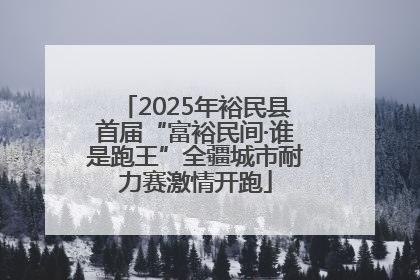 2025年裕民县首届“富裕民间·谁是跑王”全疆城市耐力赛激情开跑
