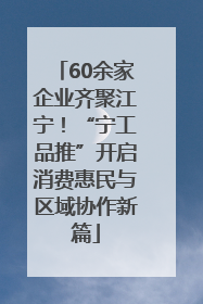 60余家企业齐聚江宁！“宁工品推”开启消费惠民与区域协作新篇