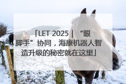 LET 2025｜“眼脚手”协同，海康机器人智造升级的秘密就在这里